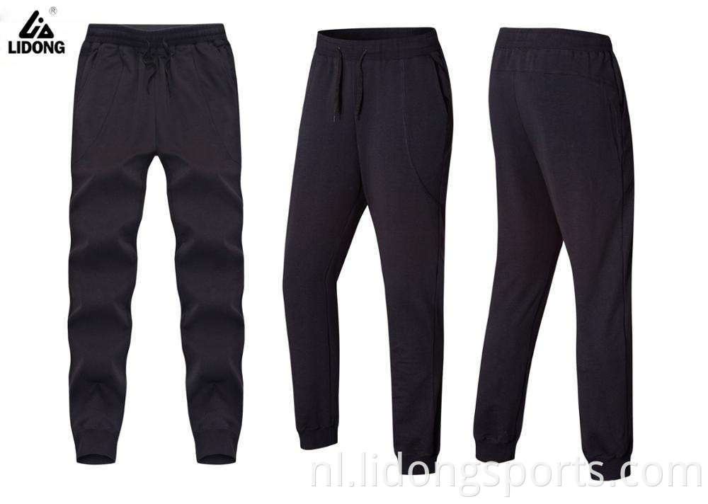 OME katoen polyester sportbroeken nieuw ontwerp zachte heren stretch sweat broek